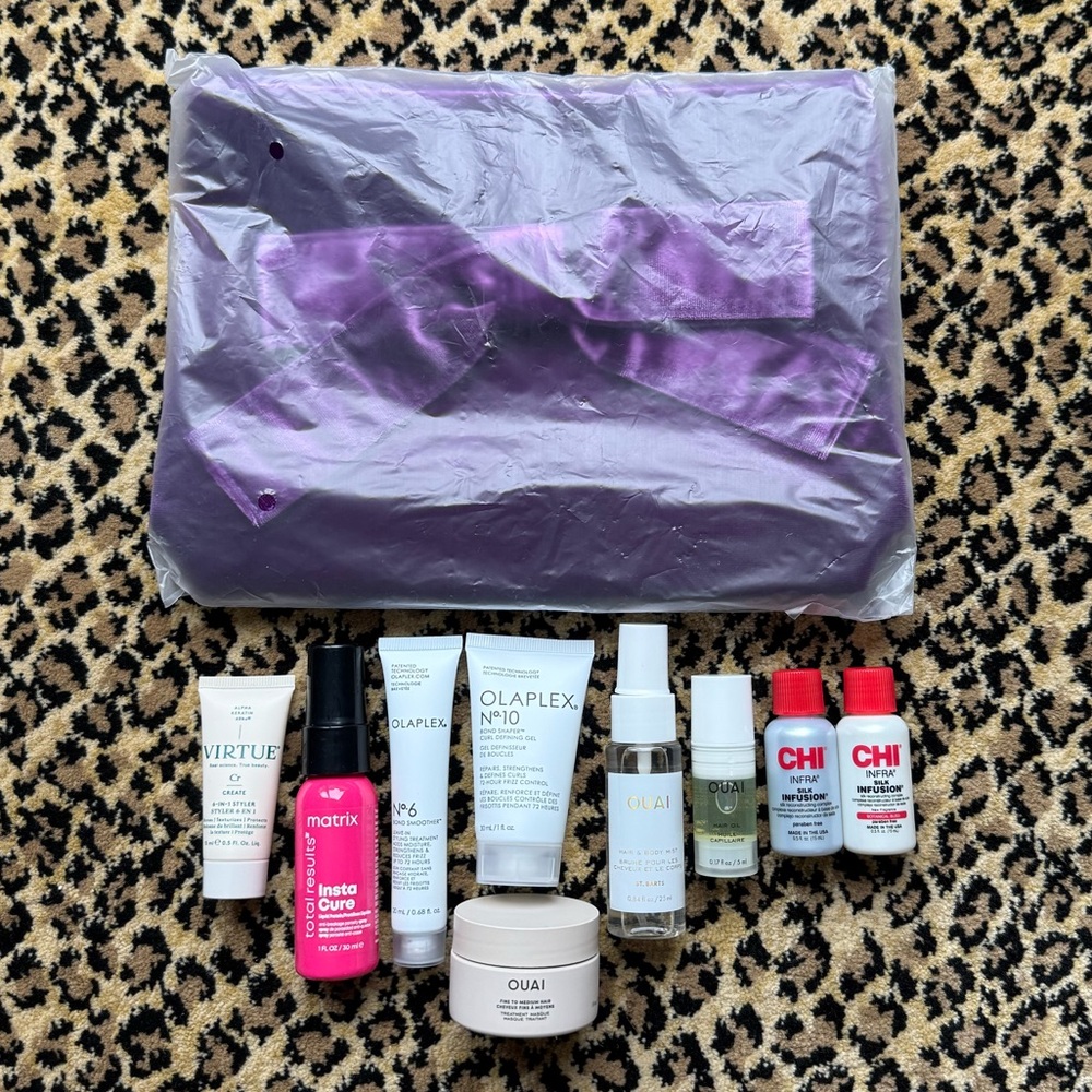 Hair care samples bundle - 10 items (NIB)